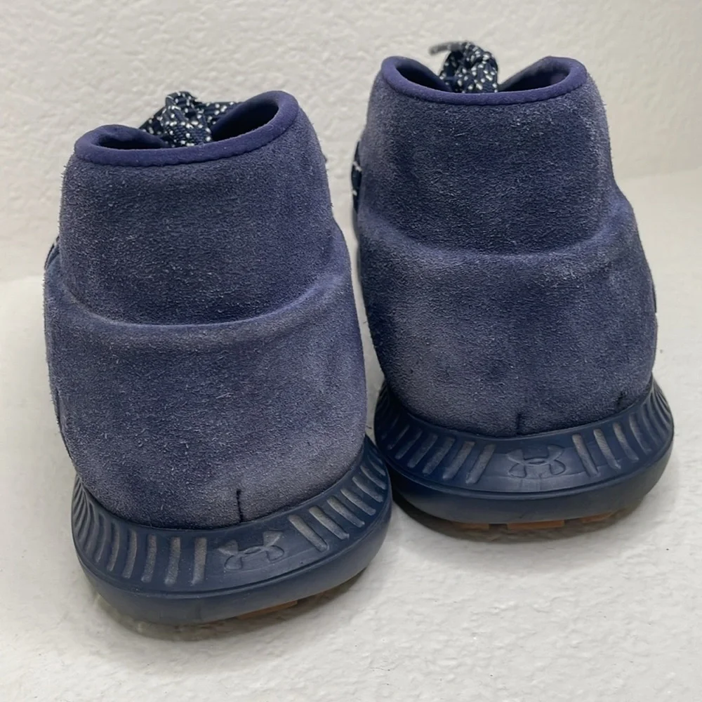 Under Armour Navy Suede Sneakers size 8
